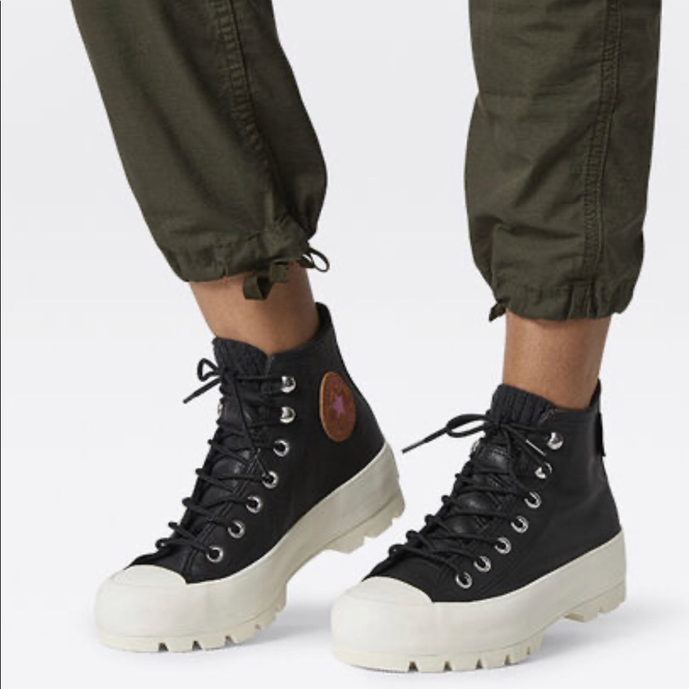 Chuck Taylor Lugged Waterproof Leather High Top